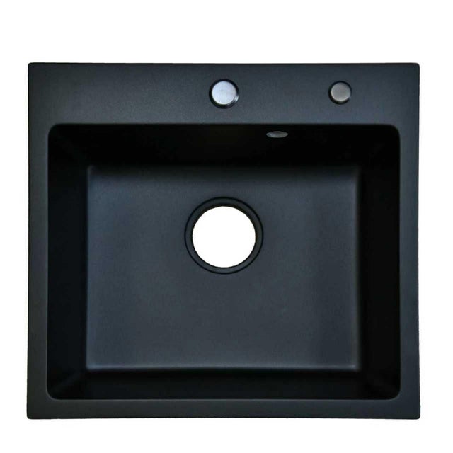 FREGADERO 1 SENO CUADRADO RESINA 49 X 45,5 X 19 CM