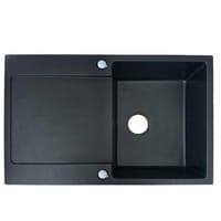FREGADERO 1 SENO + ESCURRIDOR CUADRADO RESINA  78 X 49,5 X 19 CM - 1