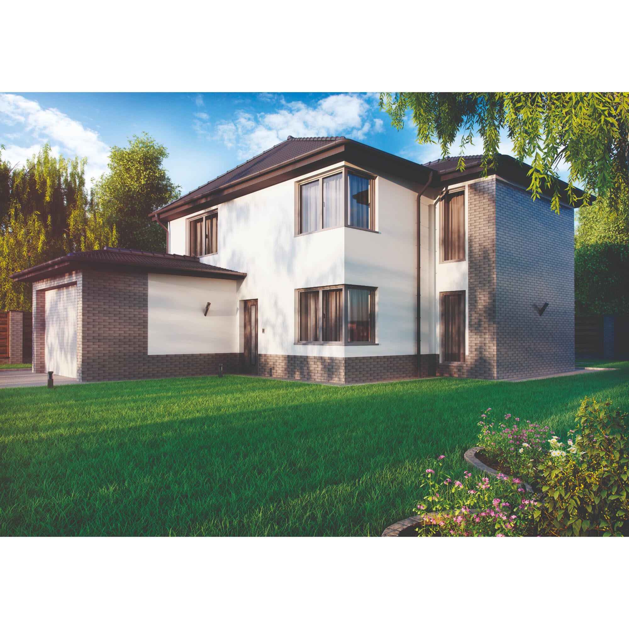 Placa pentru perete Klinker Grafit, 6.5 x 24.5 x 0.65 cm