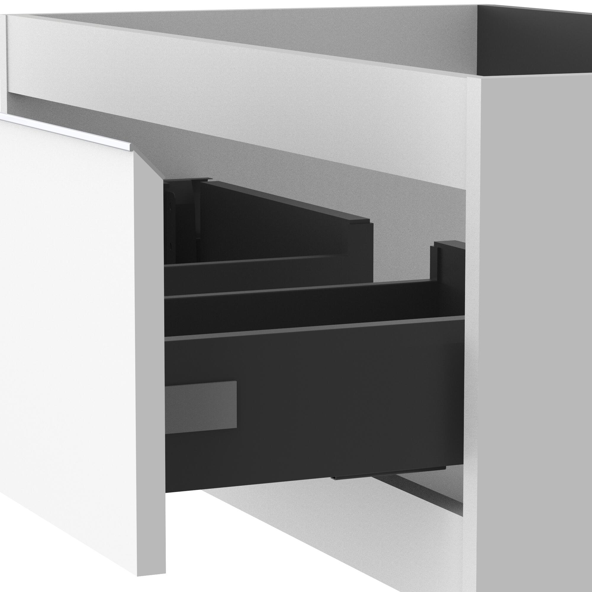 MUEBLE DE BAÑO MODULAR ATLANTIS BLANCO 1 CAJON 60X45CM - 5