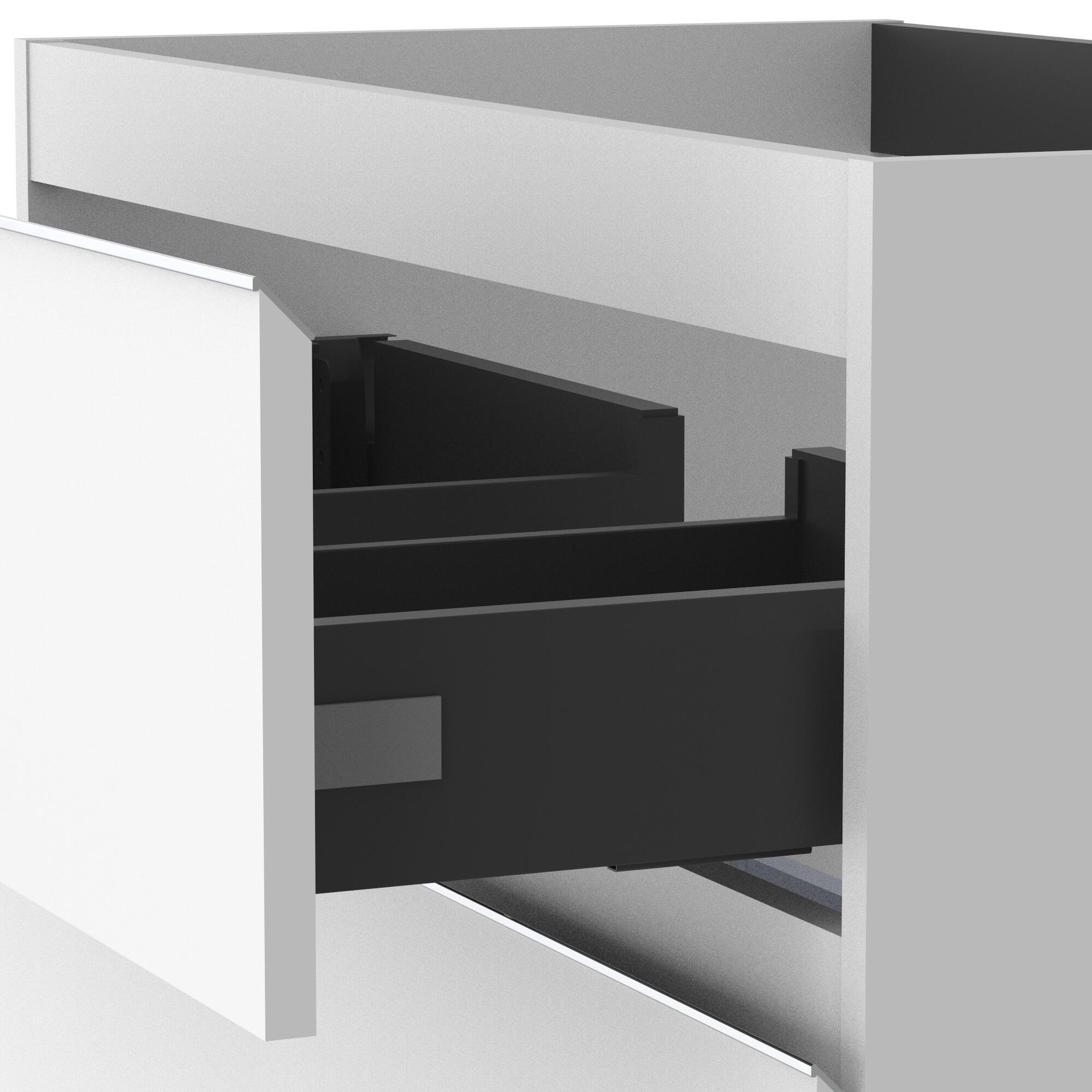 MUEBLE DE BAÑO MODULAR ATLANTIS BLANCO 3 CAJONES 60X45CM - 5