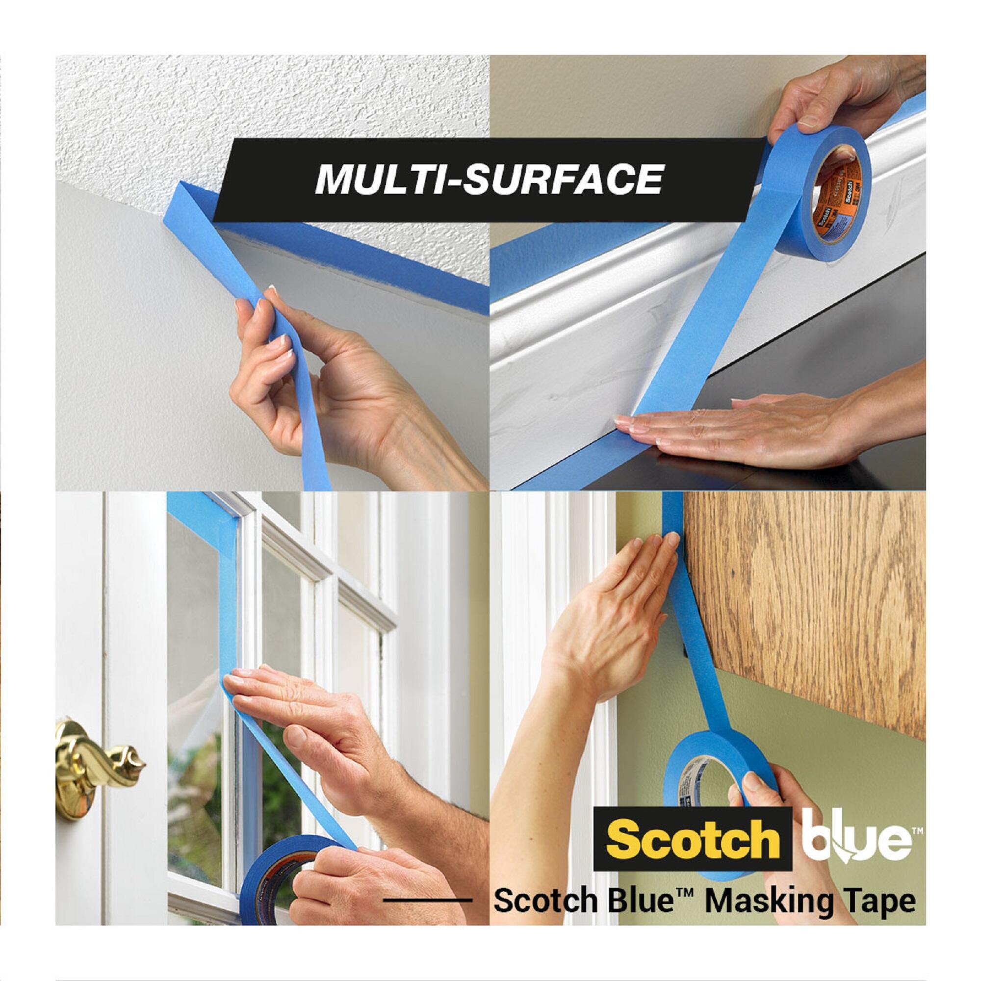 Ruban de masquage SCOTCHBLUE Multisurface Finition parfaite pro l.24 mm x L.41 m - 6