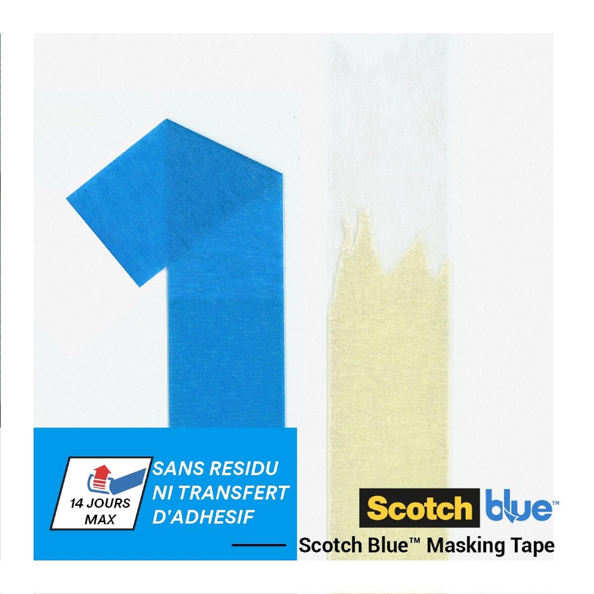 Ruban de masquage SCOTCHBLUE Multisurface Finition parfaite pro l.24 mm x L.41 m - 5