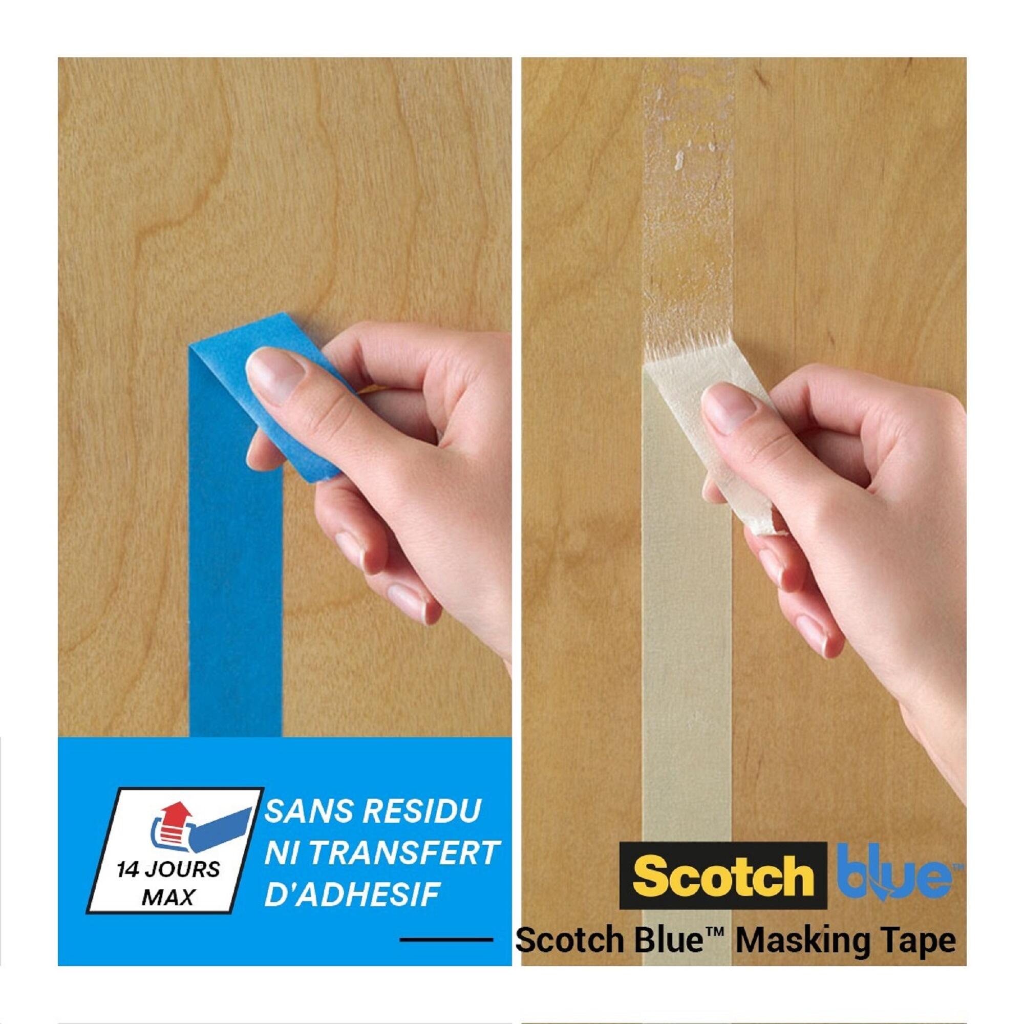 Ruban de masquage SCOTCHBLUE Multisurface Finition parfaite pro l.24 mm x L.41 m - 4