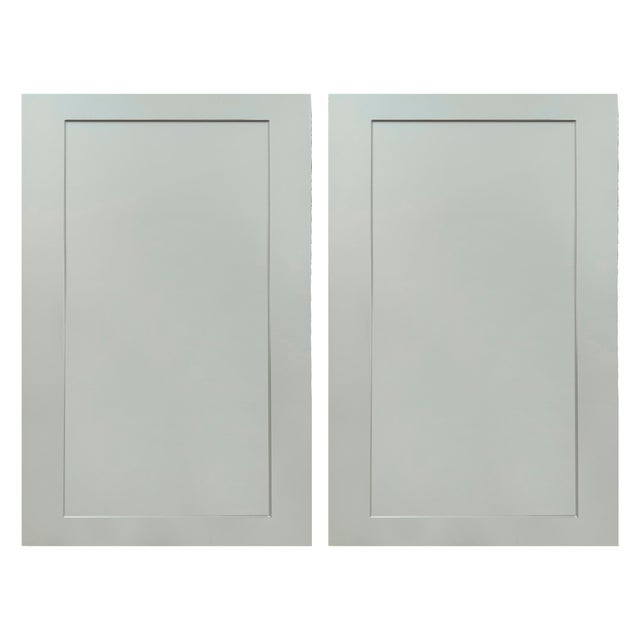 KIT 2 PUERTAS PARA MUEBLE DE COCINA MENORCA GRIS CLARO MATE SUPERPAN 80X30/80X28CM