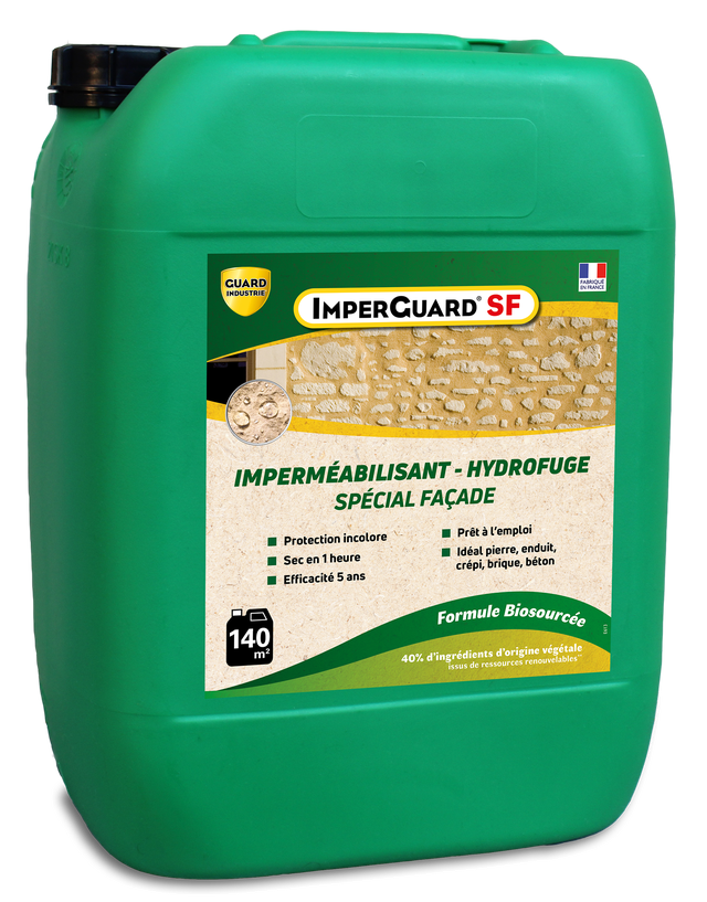 Imperméabilisant façade Hydrofuge façade GUARD INDUSTRIE 20L
