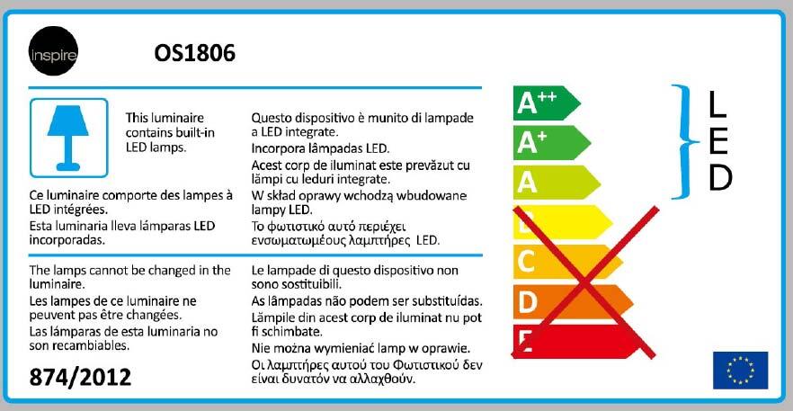 Faro da esterno Cypress in alluminio, argento, Modulo LED 18W INSPIRE - 9