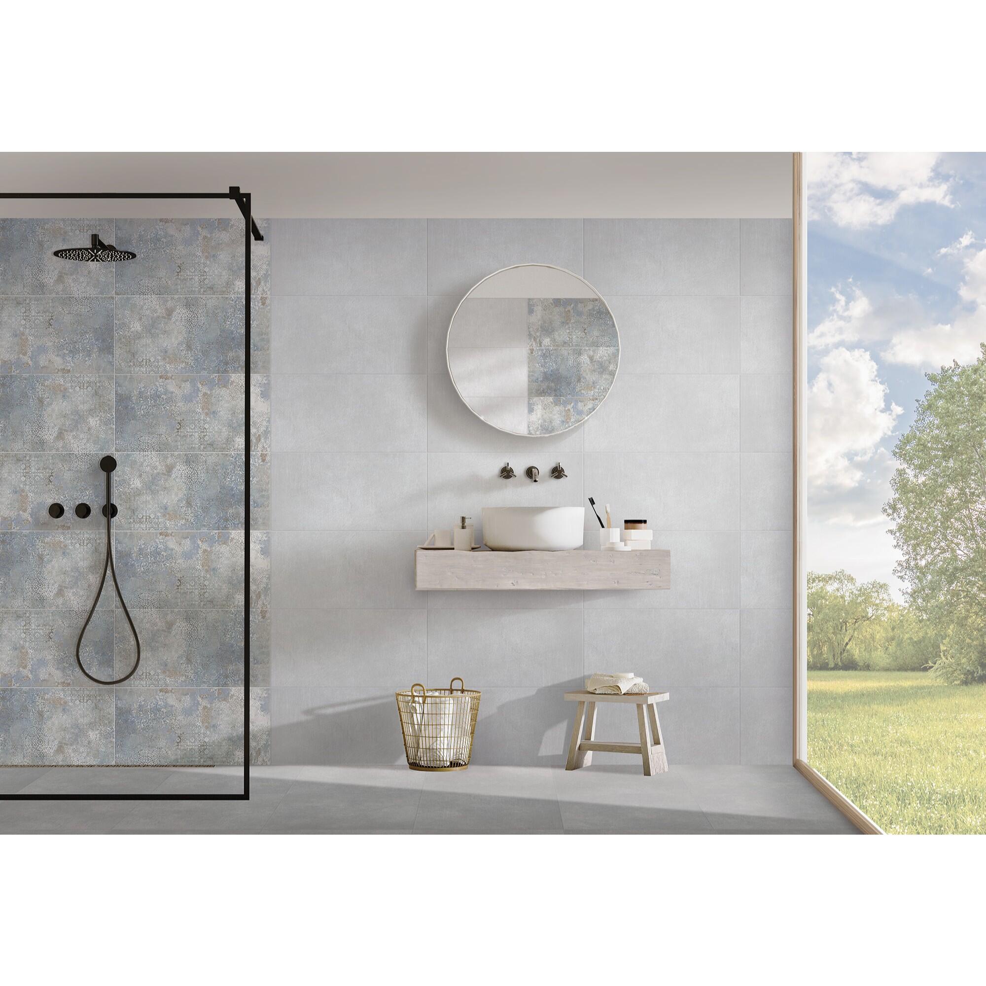 Decor faianta 30 x 60 cm, Concrete, gri