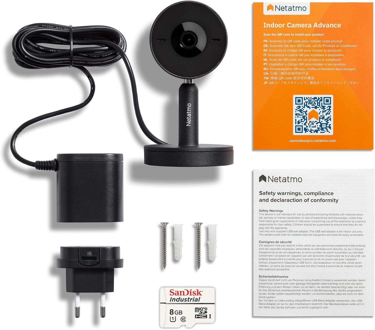 Caméra de surveillance intérieure filaire, noir, Netatmo - 11