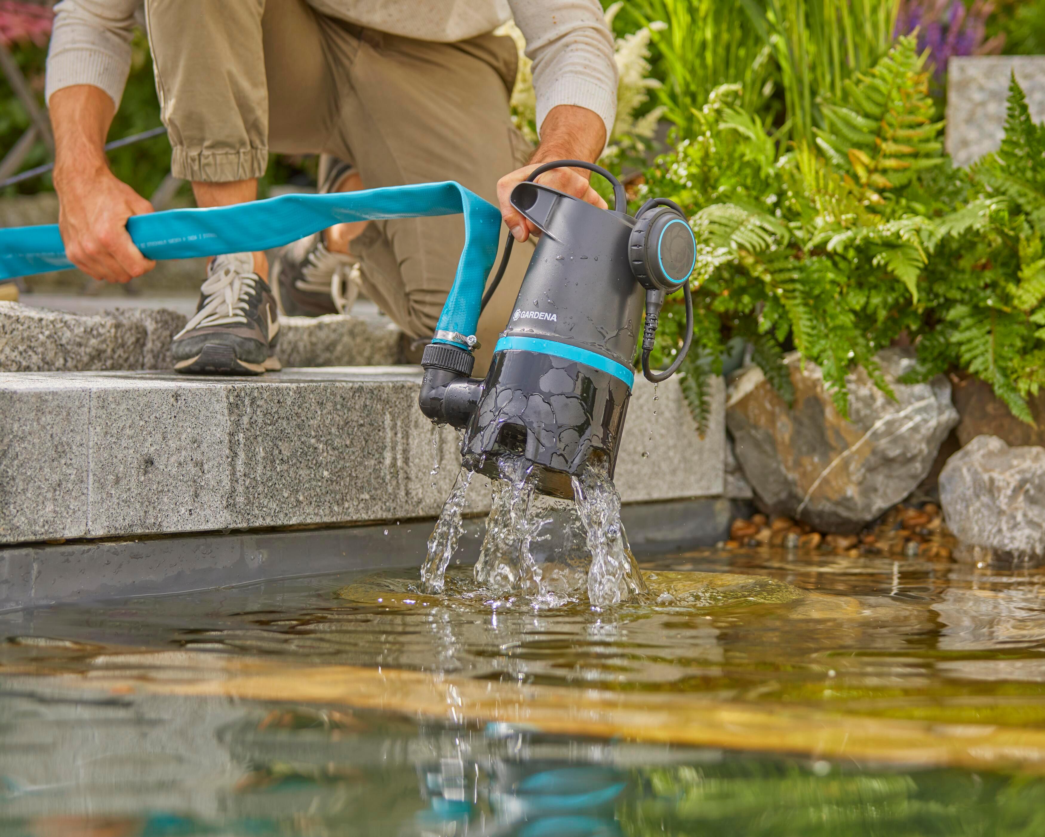 Pompe d'évacuation eaux chargées GARDENA 20000 l/h - 7