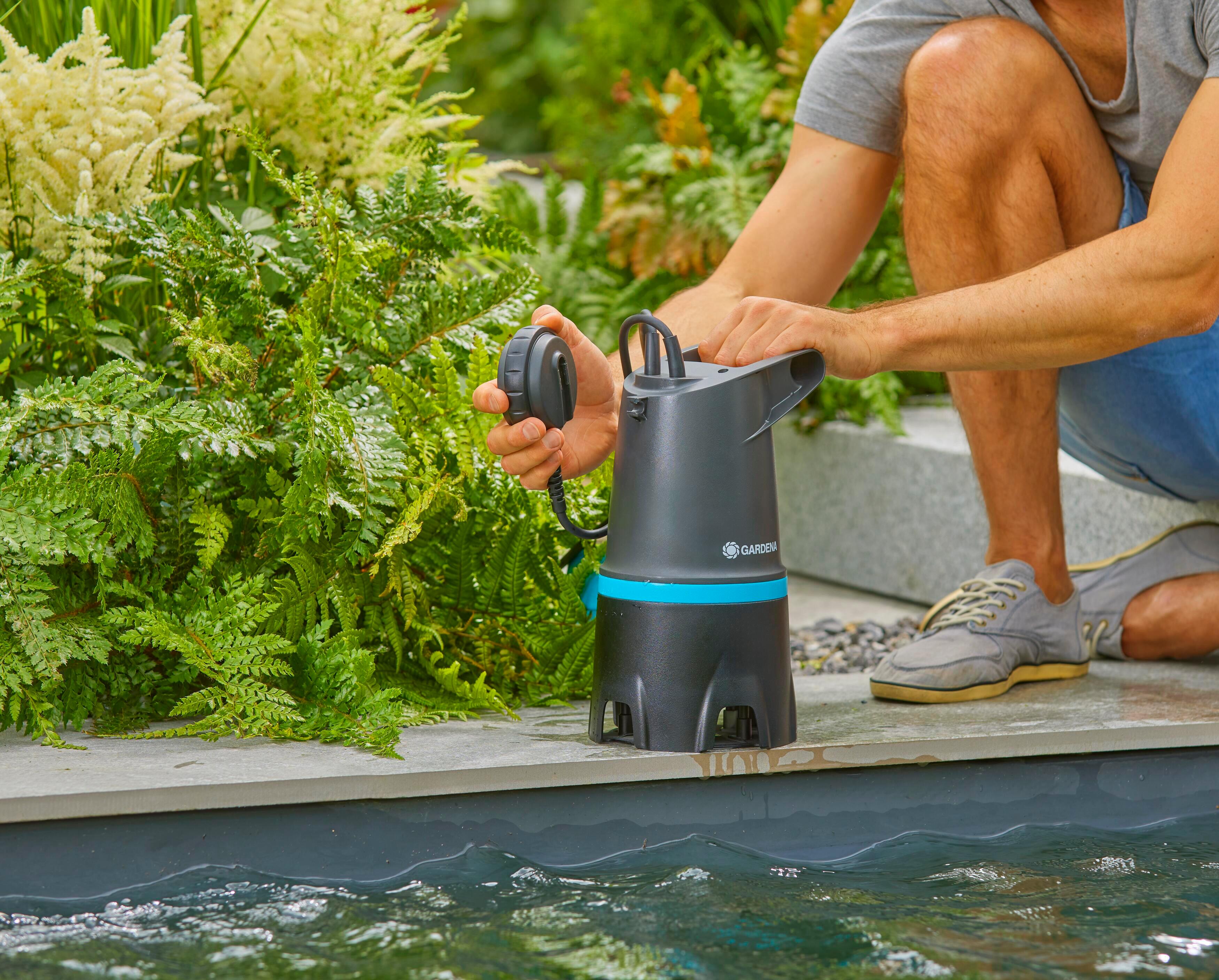 Pompe d'évacuation eaux chargées GARDENA 20000 l/h - 8