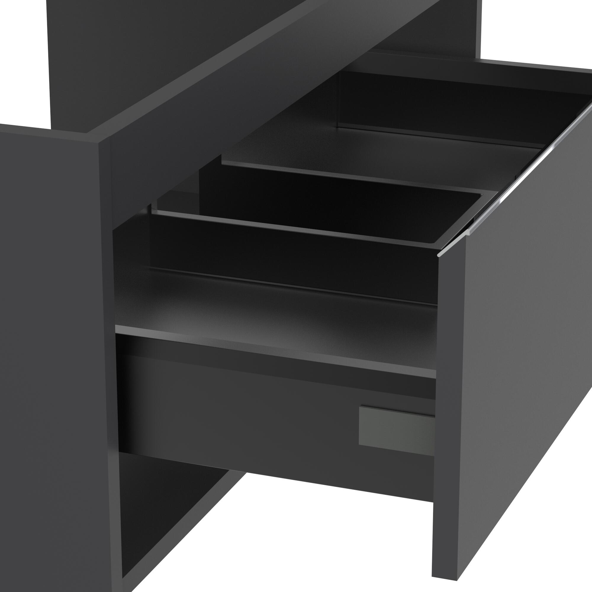 MUEBLE DE BAÑO ATLANTIS ANTRACITA 1 CAJON 60X45CM - 5