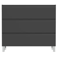 MUEBLE DE BAÑO MODULAR ATLANTIS ANTRACITA 3 CAJONES 100X45CM - 4