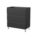 MUEBLE DE BAÑO MODULAR ATLANTIS ANTRACITA 3 CAJONES 80X45CM - 3
