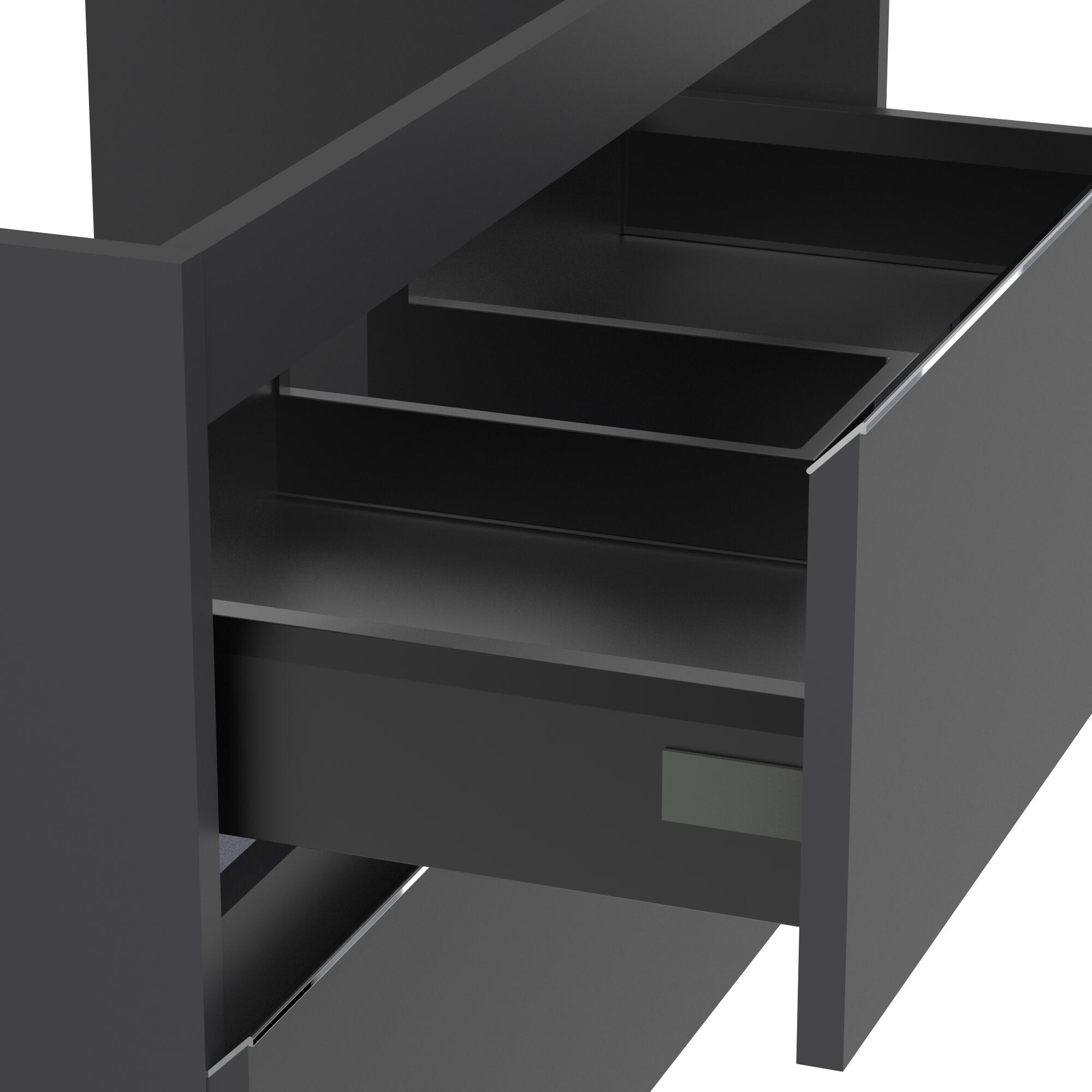 MUEBLE DE BAÑO MODULAR ATLANTIS ANTRACITA 3 CAJONES 60X45CM - 5