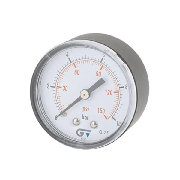 MANÓMETRO ESFERA SECA DN-50 CONEXIÓN POSTERIOR 0-10 BAR