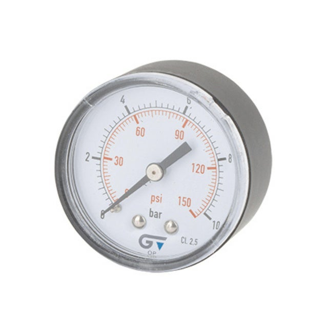 MANÓMETRO ESFERA SECA DN-50 CONEXIÓN POSTERIOR 0-10 BAR