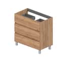 MUEBLE DE BAÑO BOSTON ROBLE 80X45CM 3 CAJONES - 3
