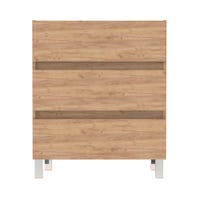 MUEBLE DE BAÑO BOSTON ROBLE 80X45CM 3 CAJONES - 4