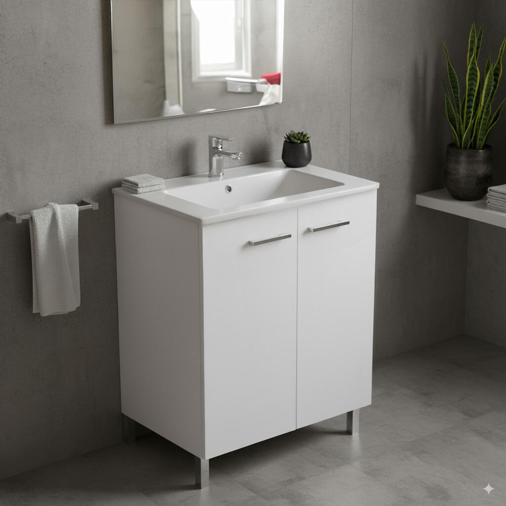 Conjunto de mueble de baño MINDORO 60 blanco - 2