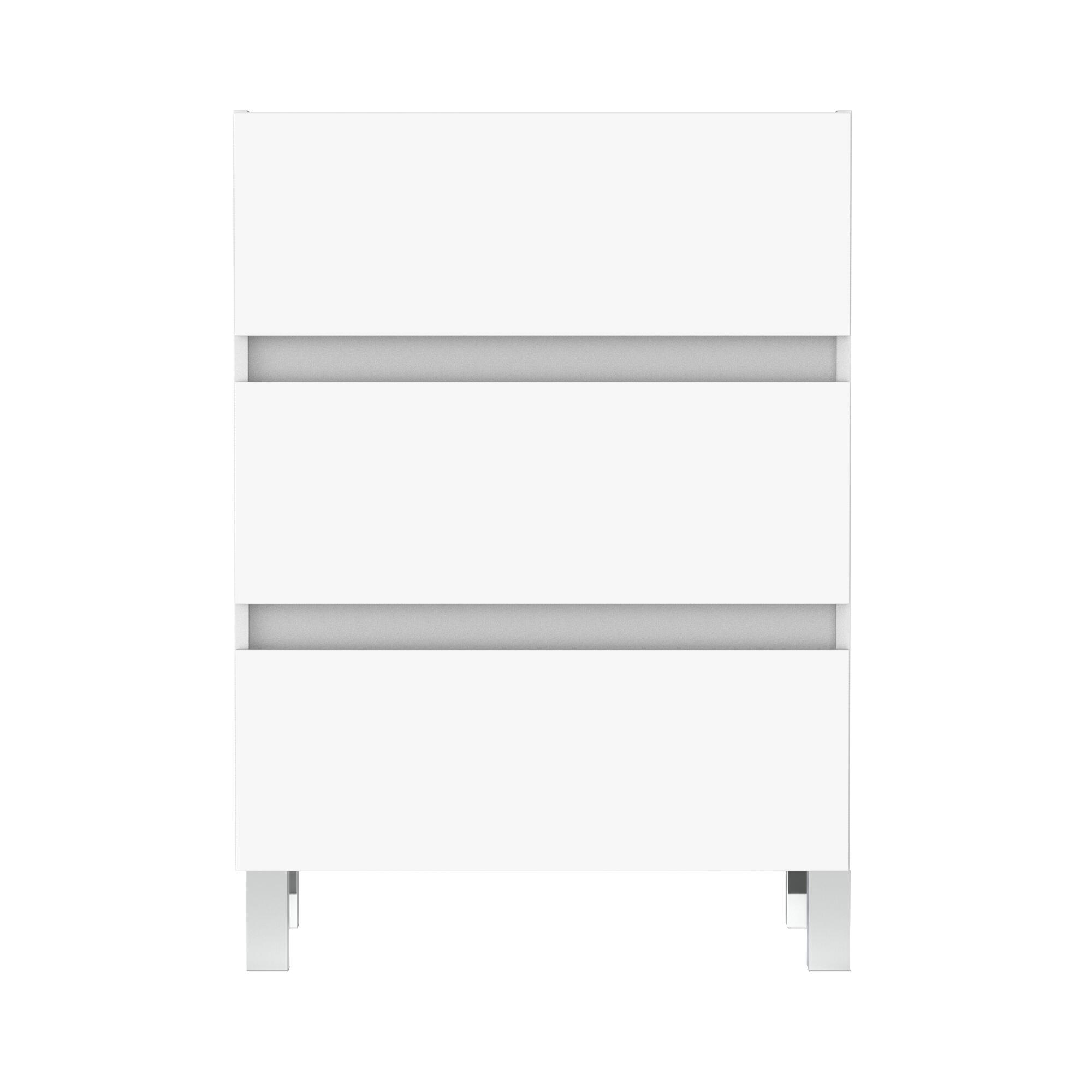 MUEBLE DE BAÑO LIMA BLANCO 60X39CM 3 CAJONES - 4