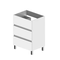 MUEBLE DE BAÑO BOSTON BLANCO 60X45CM 3 CAJONES - 3