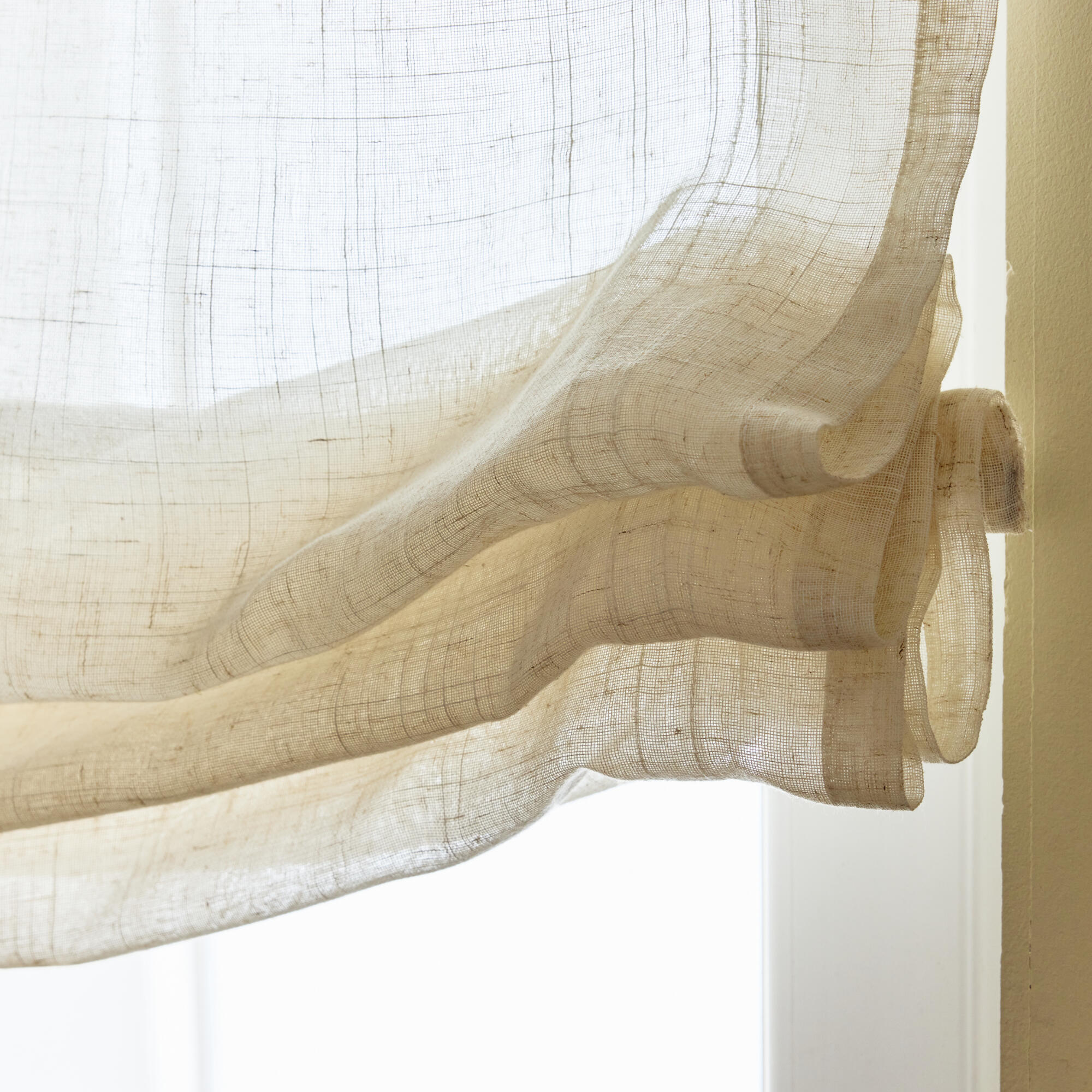 Stor roman Inspire Teo cu falduri, 165 x 175 cm, natural