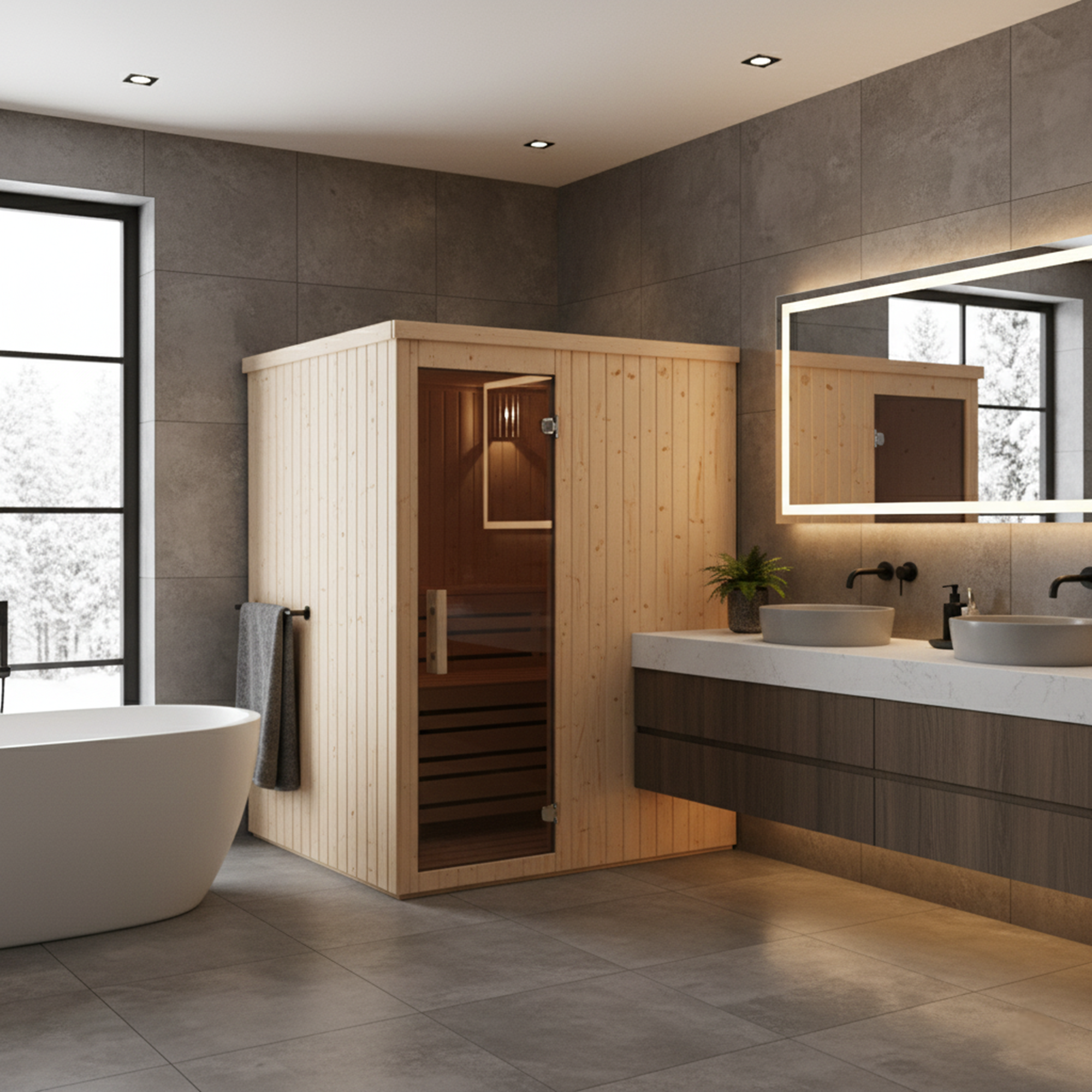Sauna fińska domowa - 0
