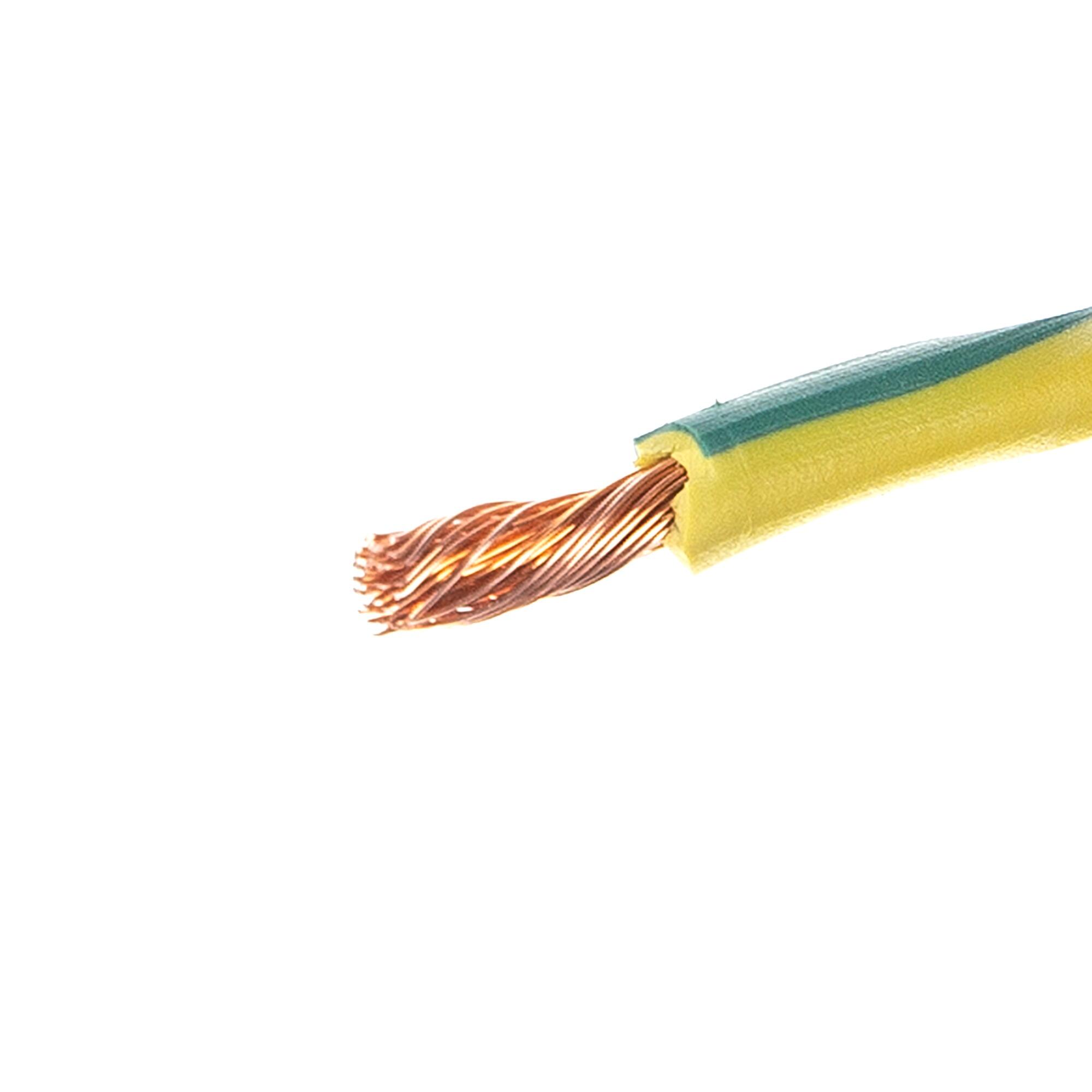 Cablu electric MYF, H07V-K, 4 mm², verde/galben, la metru