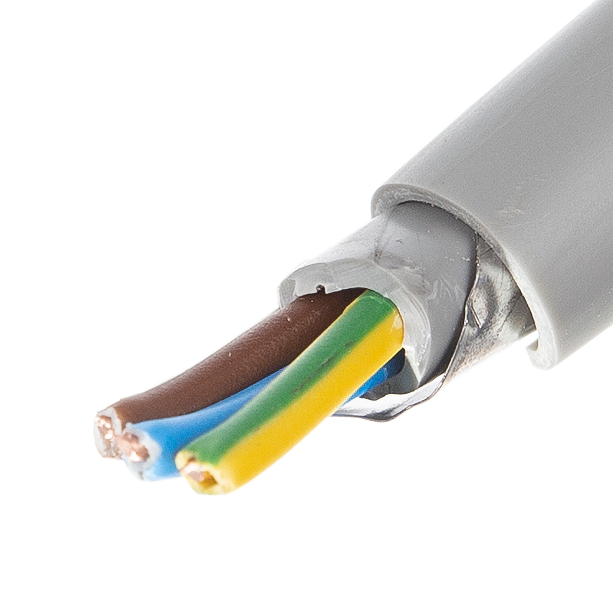Cablu electric CYABY-F, 3 x 4 mm², gri, la metru