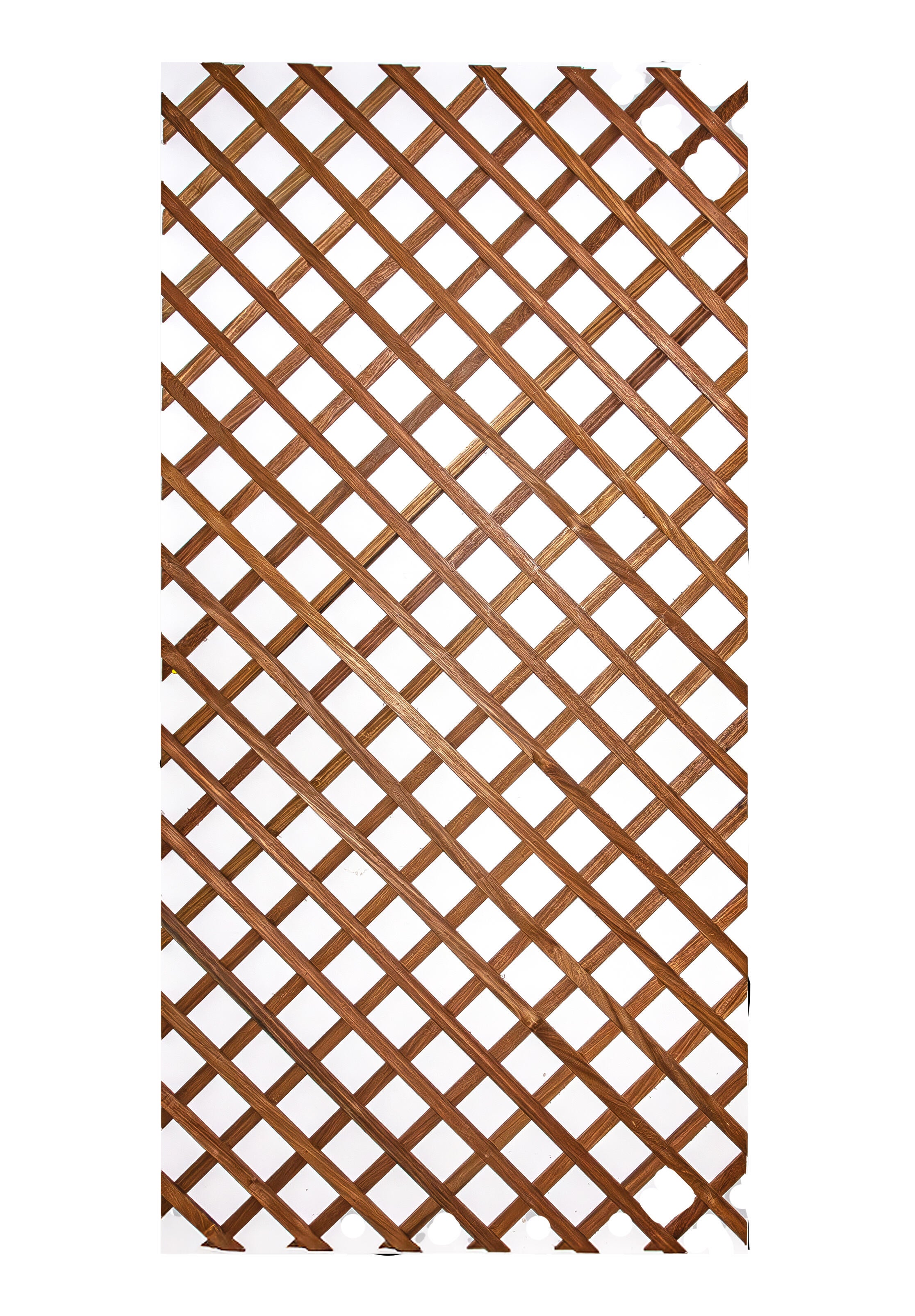 Celosía fija de madera marrón 180x90 cm