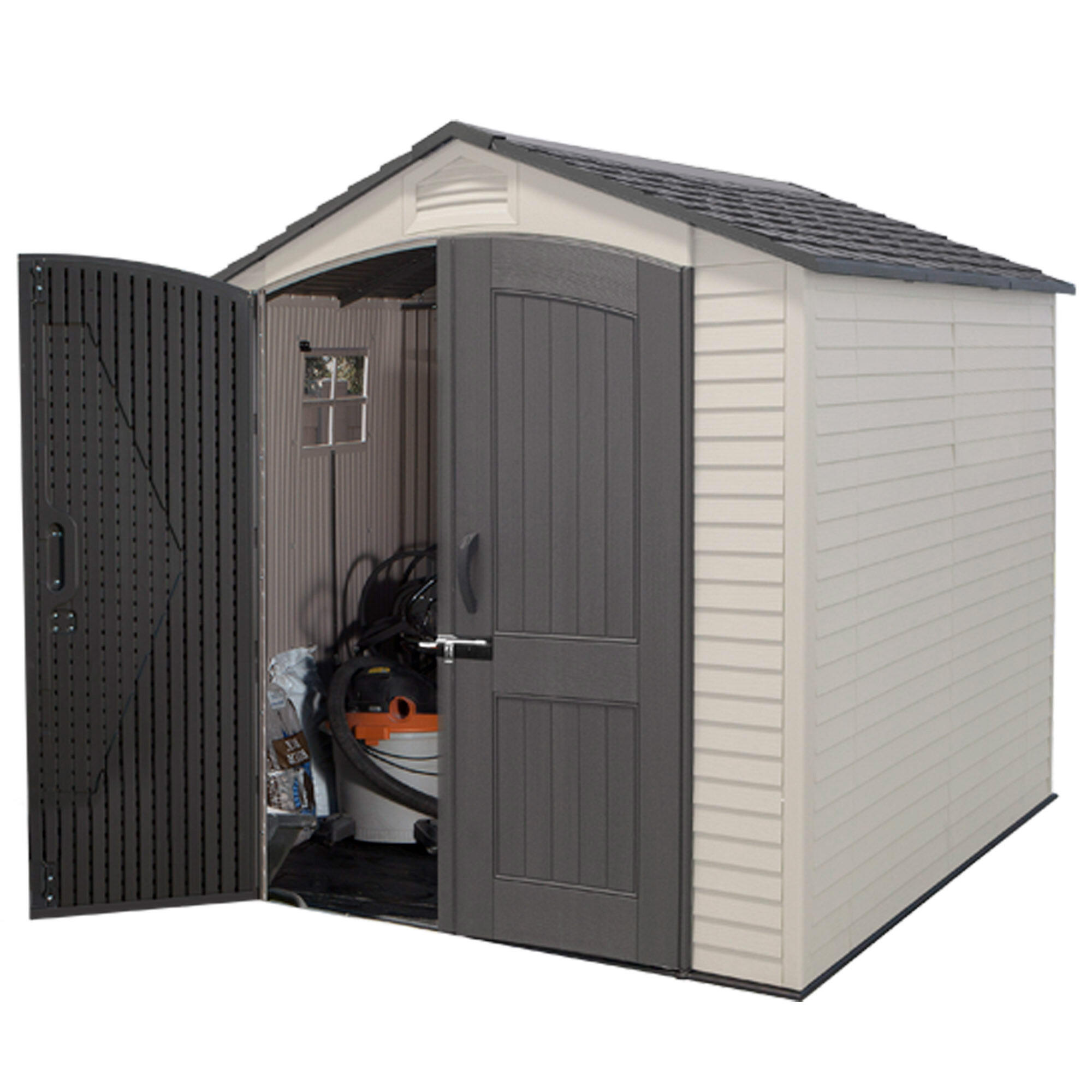 Caseta de resina 92305 de 213x228x214 cm y 4.54 m2 con 25.4 mm espesor y doble puerta abatible LIFETIME - 7