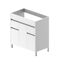 MUEBLE DE BAÑO LONDRES BLANCO 80X45CM 3 PUERTAS Y 2 CAJONES - 3