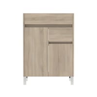MUEBLE DE BAÑO LONDRES ROBLE 60X45CM 2 PUERTAS Y 1 CAJON - 4