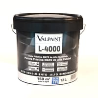BASE PINTURA PLÁSTICA INTERIOR/EXTERIOR MATE L4000 12L TONOS INTENSOS - 1