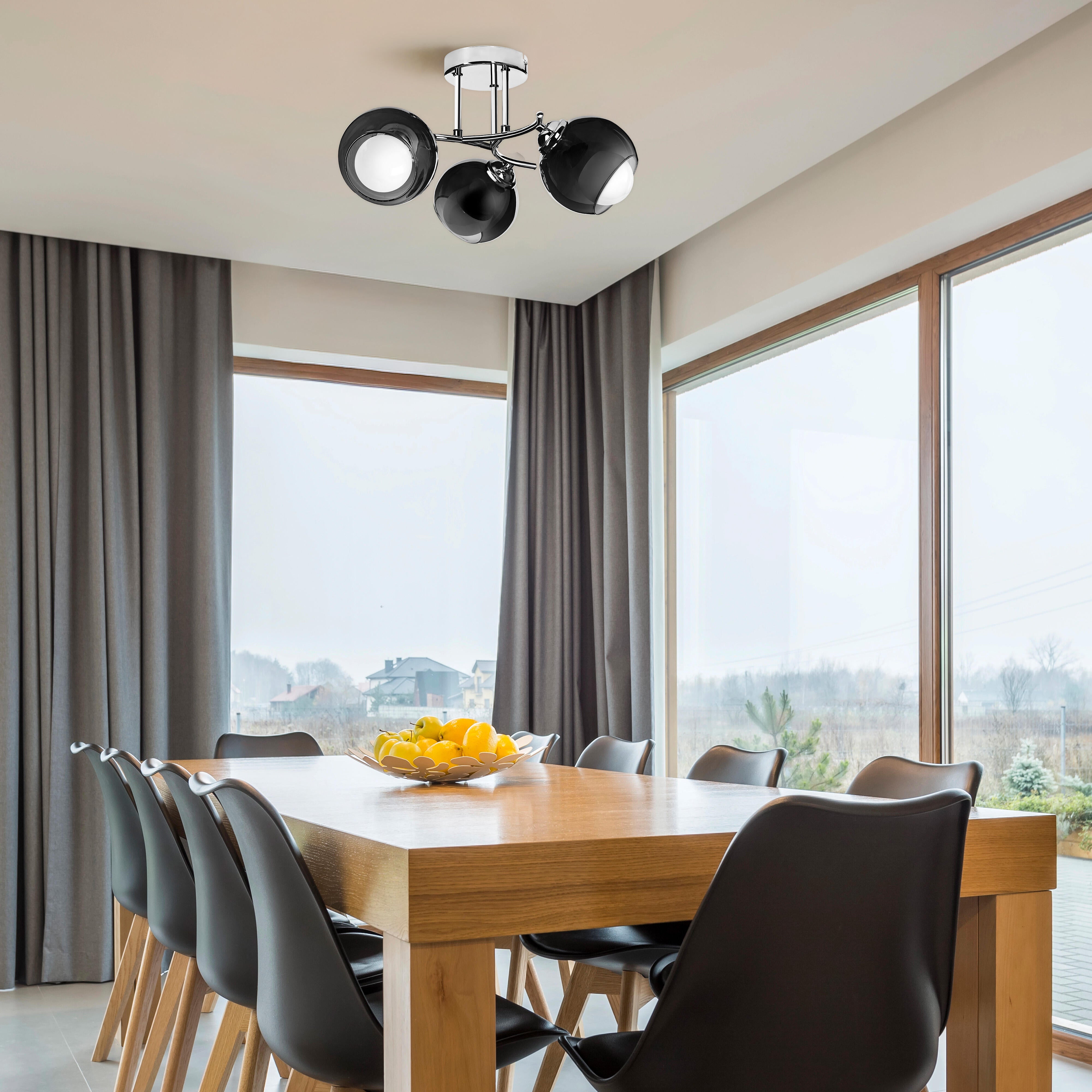 Lampa wisząca Paloma szara 3 x E27 Activejet - 2