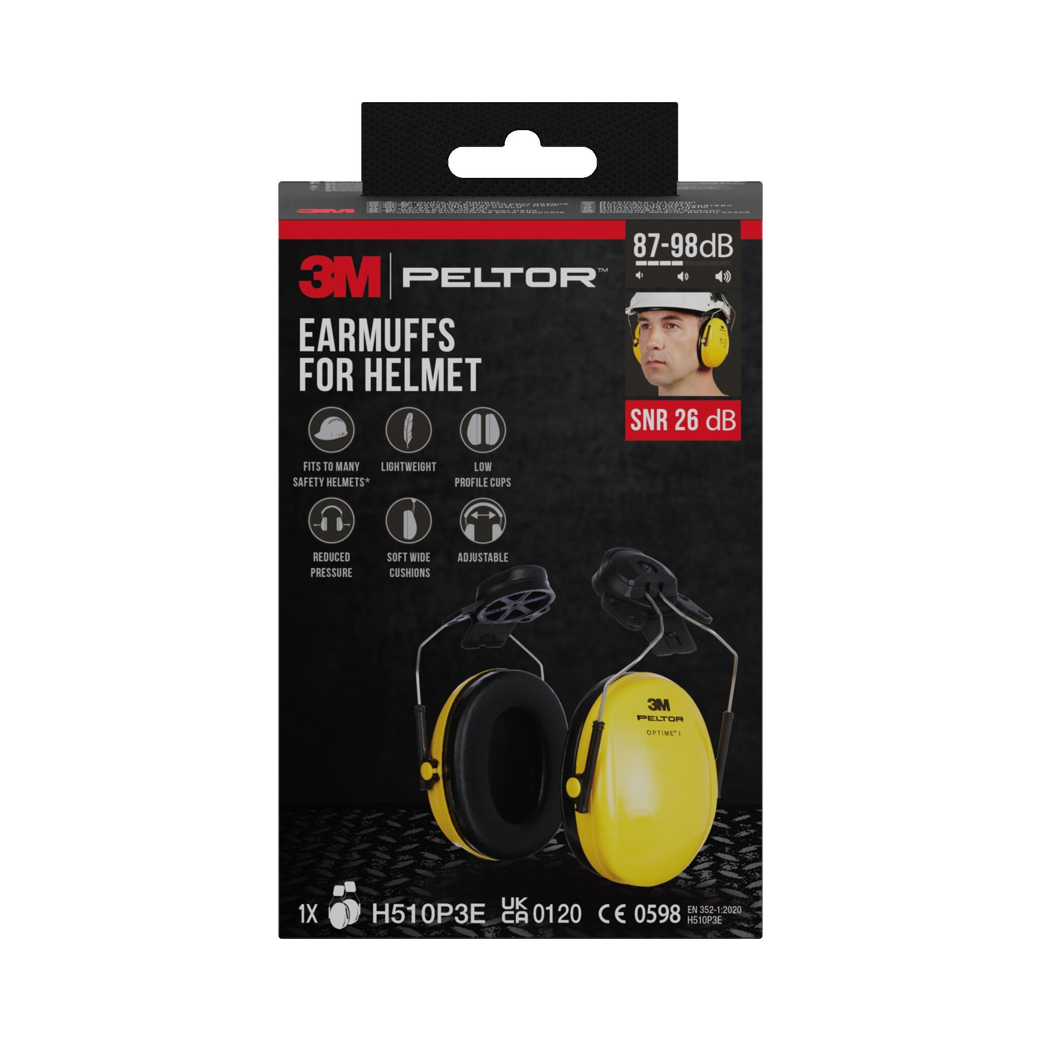 Protetor auditivo 26DB para capacete H510P3E 3M - 5