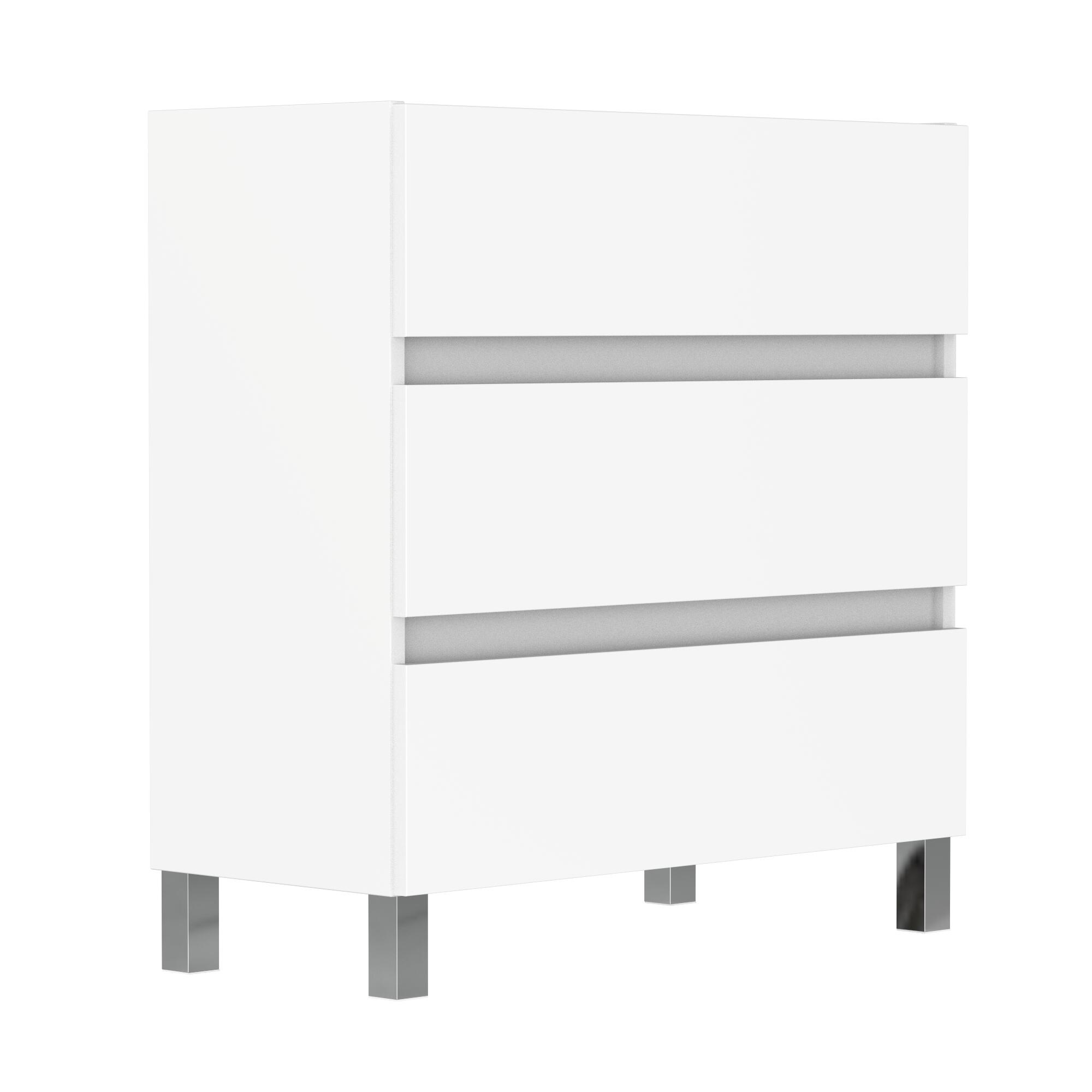 MUEBLE DE BAÑO LIMA BLANCO 80X39CM 3 CAJONES - 2