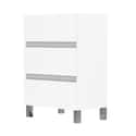 MUEBLE DE BAÑO LIMA BLANCO 60X39CM 3 CAJONES - 3