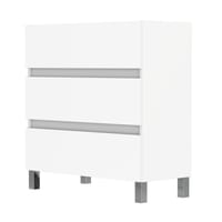 MUEBLE DE BAÑO LIMA BLANCO 80X39CM 3 CAJONES - 3