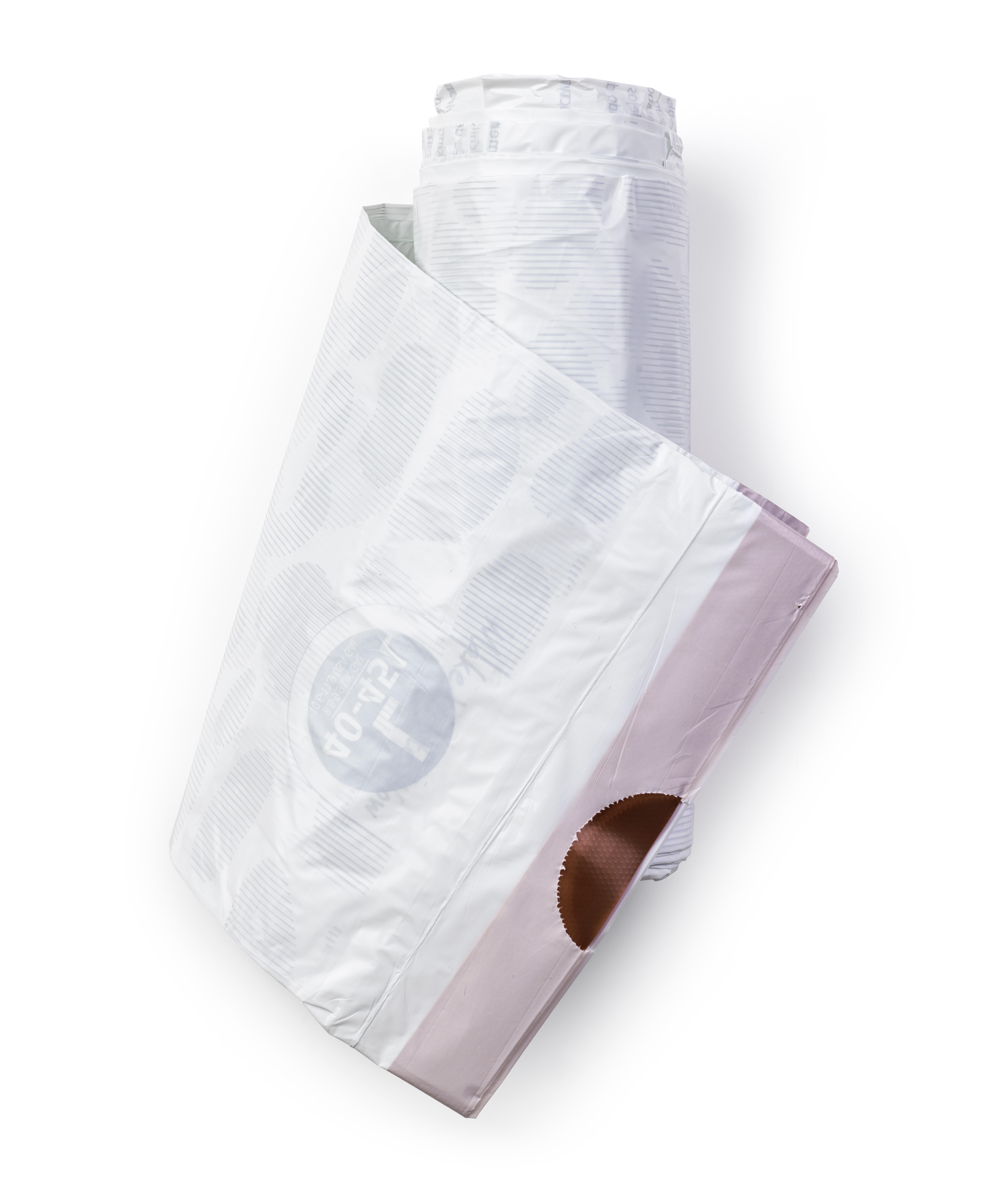 20 sacs-poubelle 40-45L BRABANTIA Perfectfit Code L blanc - 4