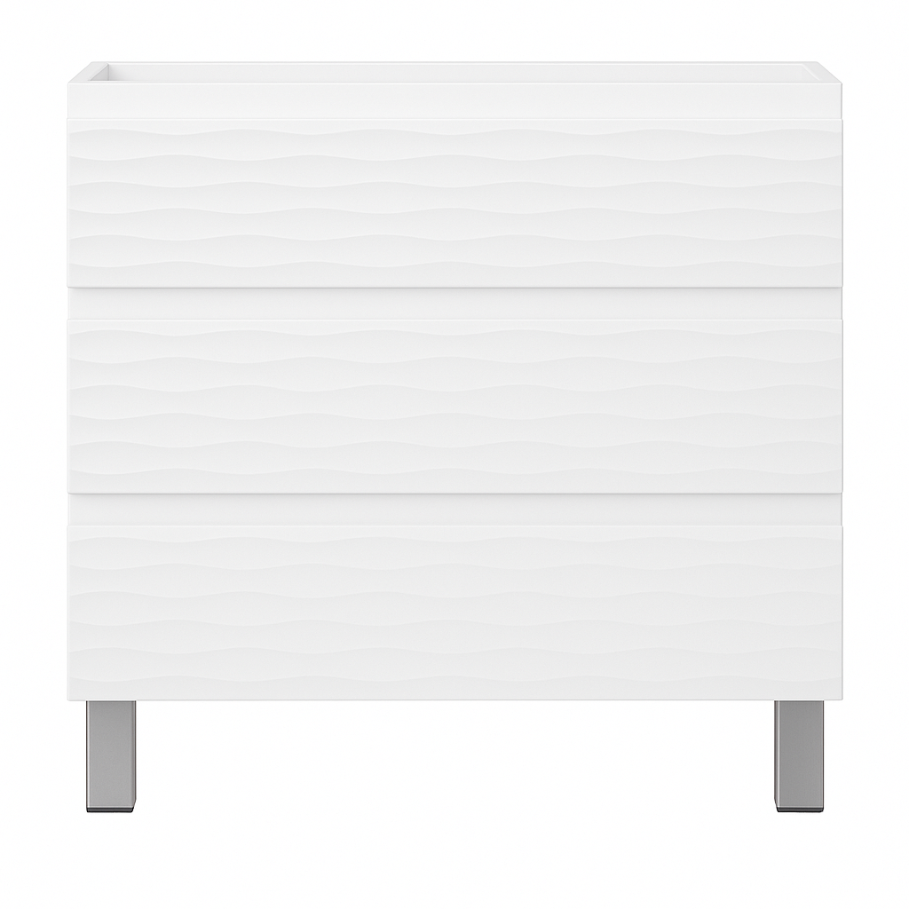 MUEBLE DE BAÑO NOVA  BLANCO 80X45CM - 4