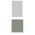 MUEBLE DE BAÑO CON LAVABO NOVA MINI VERDE 50X33CM 1 PUERTA - 5