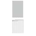 MUEBLE DE BAÑO CON LAVABO NOVA MINI BLANCO 50X33CM 1 PUERTA - 5