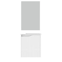 MUEBLE DE BAÑO CON LAVABO NOVA MINI BLANCO 50X33CM 1 PUERTA - 5