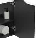 MUEBLE DE BAÑO CON LAVABO NOVA MINI BLANCO 50X33CM 1 PUERTA - 7