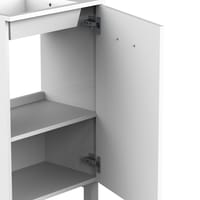 MUEBLE DE BAÑO CON LAVABO PARIS BLANCO 50X33CM 1 PUERTA - 6