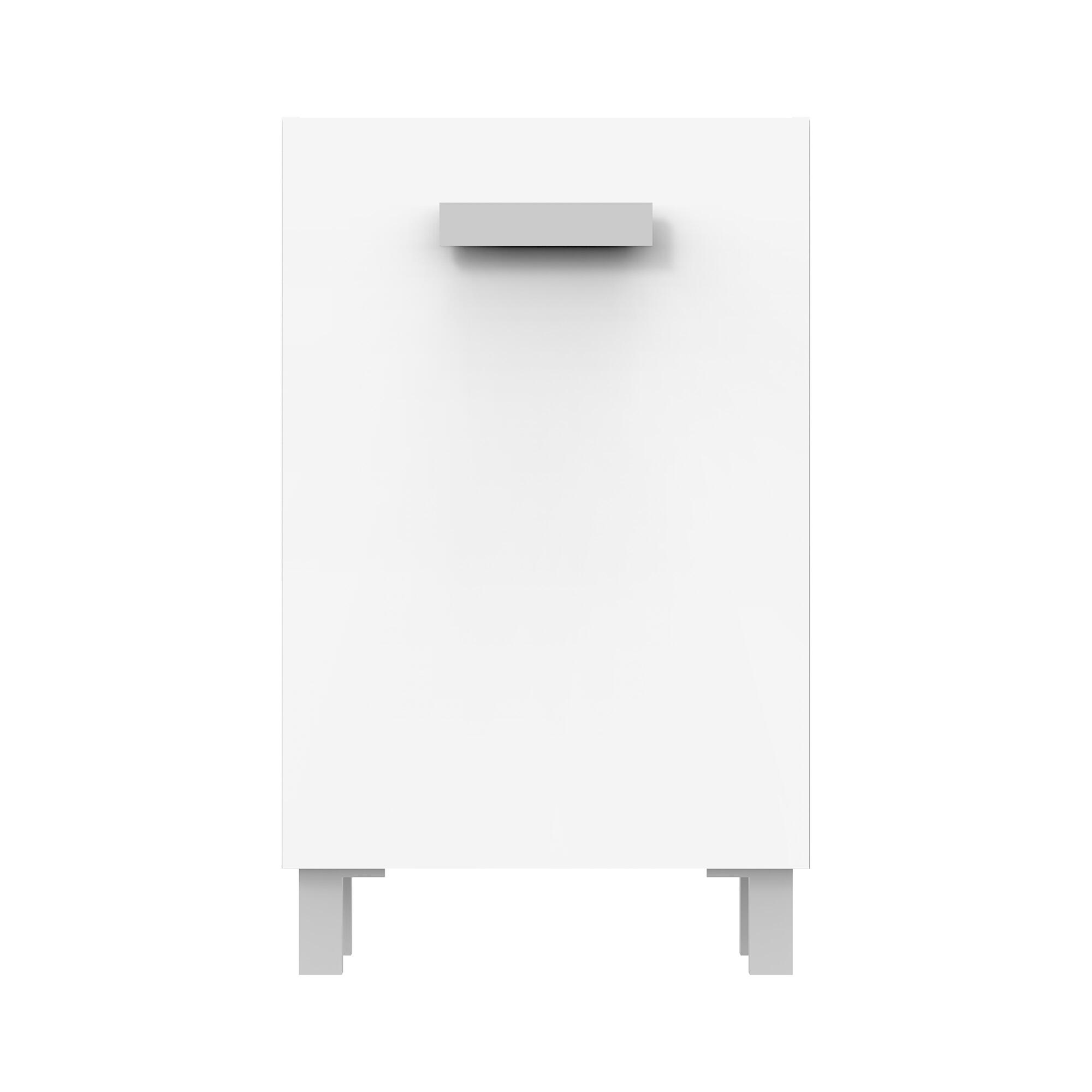 MUEBLE DE BAÑO CON LAVABO PARIS BLANCO 50X33CM 1 PUERTA - 5