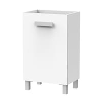 MUEBLE DE BAÑO CON LAVABO PARIS BLANCO 50X33CM 1 PUERTA - 3