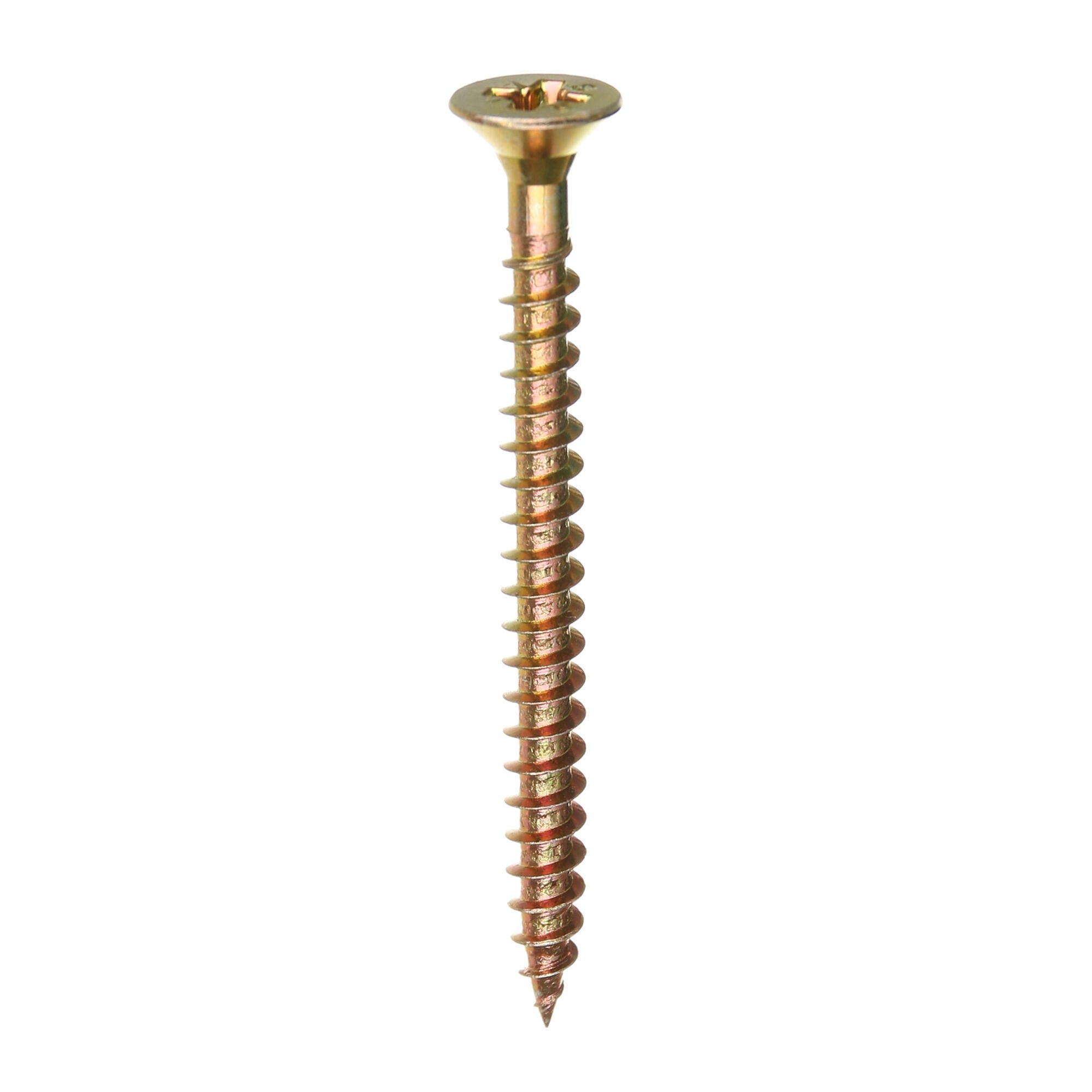 Surub lemn, cap inecat, otel zincat, 6 x 70 mm (set 100 buc)